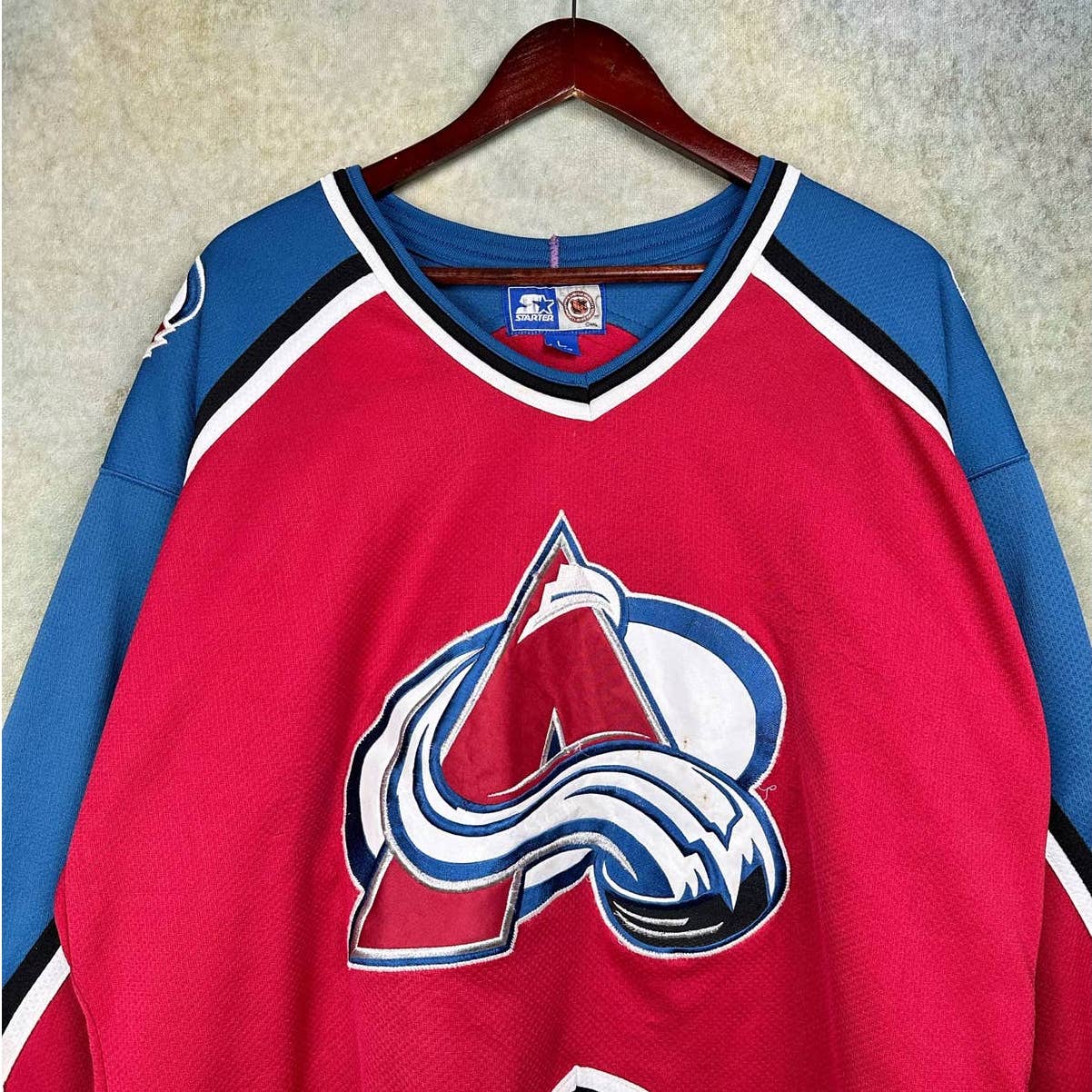 Vintage 90s Colorado Avalanche Hockey Jersey L