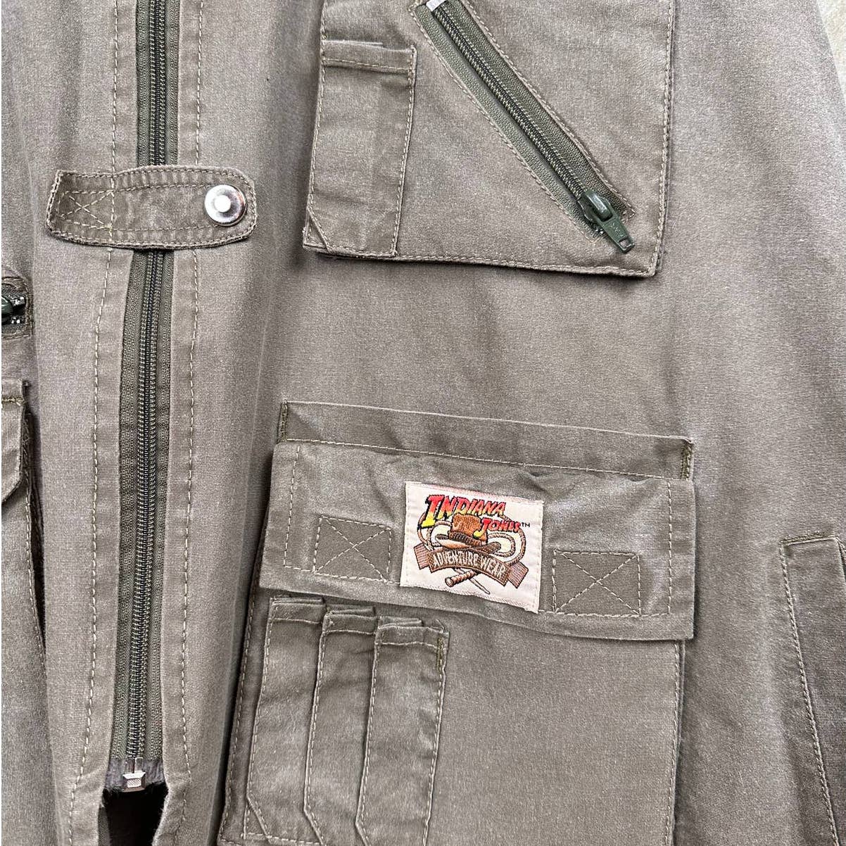 Vintage Utility Vest XL Indiana Jones Adventure Wear