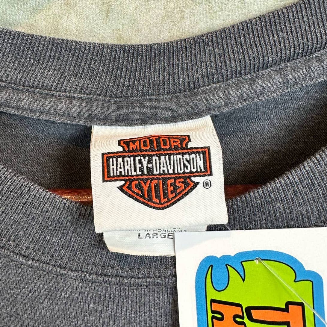 Harley Davidson T Shirt Gray L
