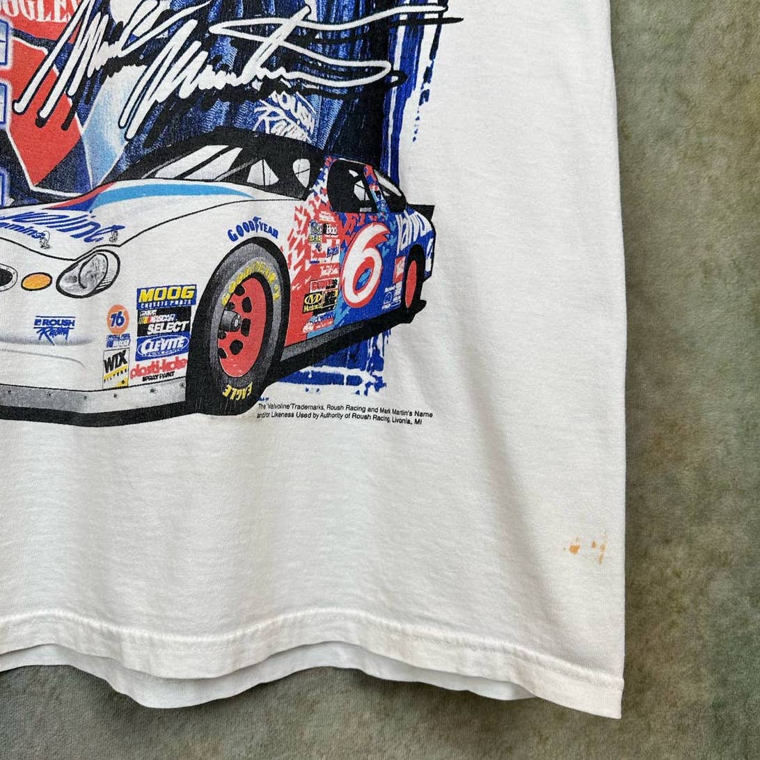 Vintage Mark Martin Valvoline Racing T Shirt XL