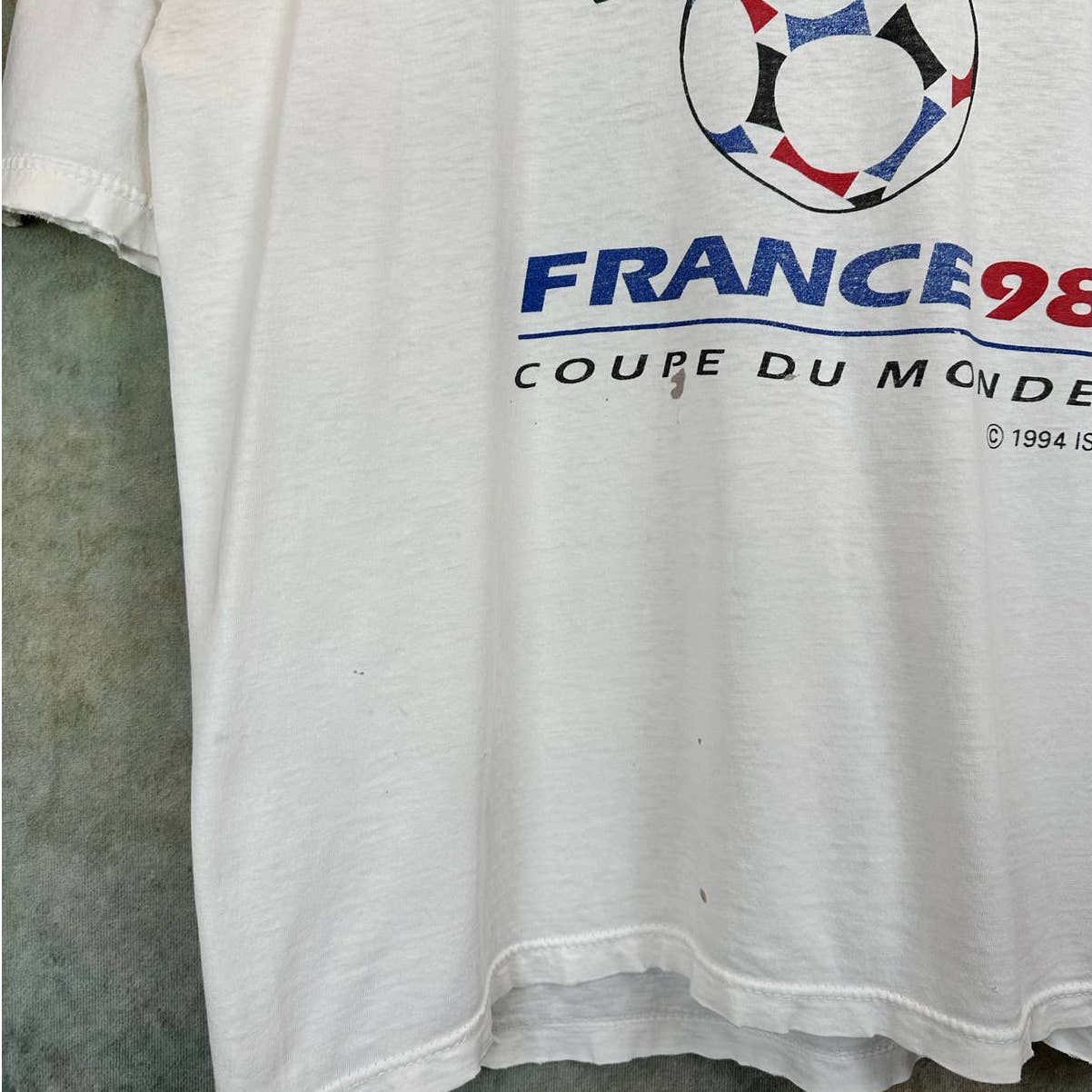 Vintage France World Cup 1998 T Shirt M