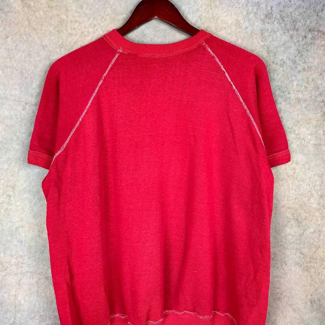Vintage 1960s Short Sleeve Sweatshirt M