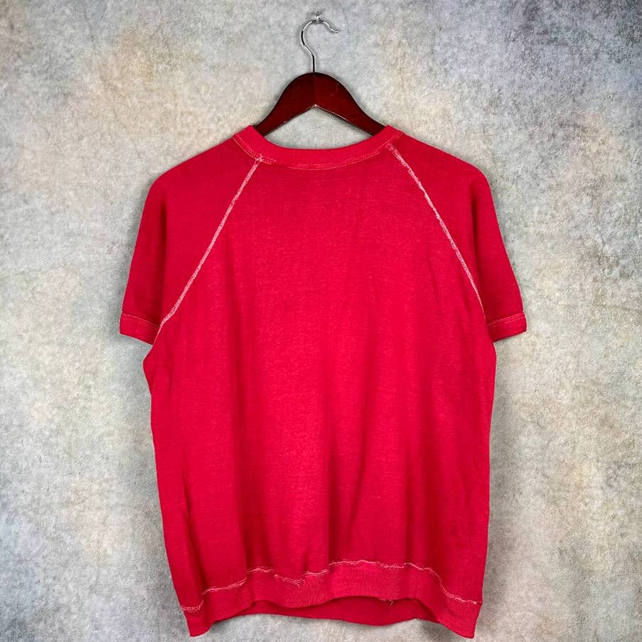 Vintage 1960s Short Sleeve Sweatshirt M