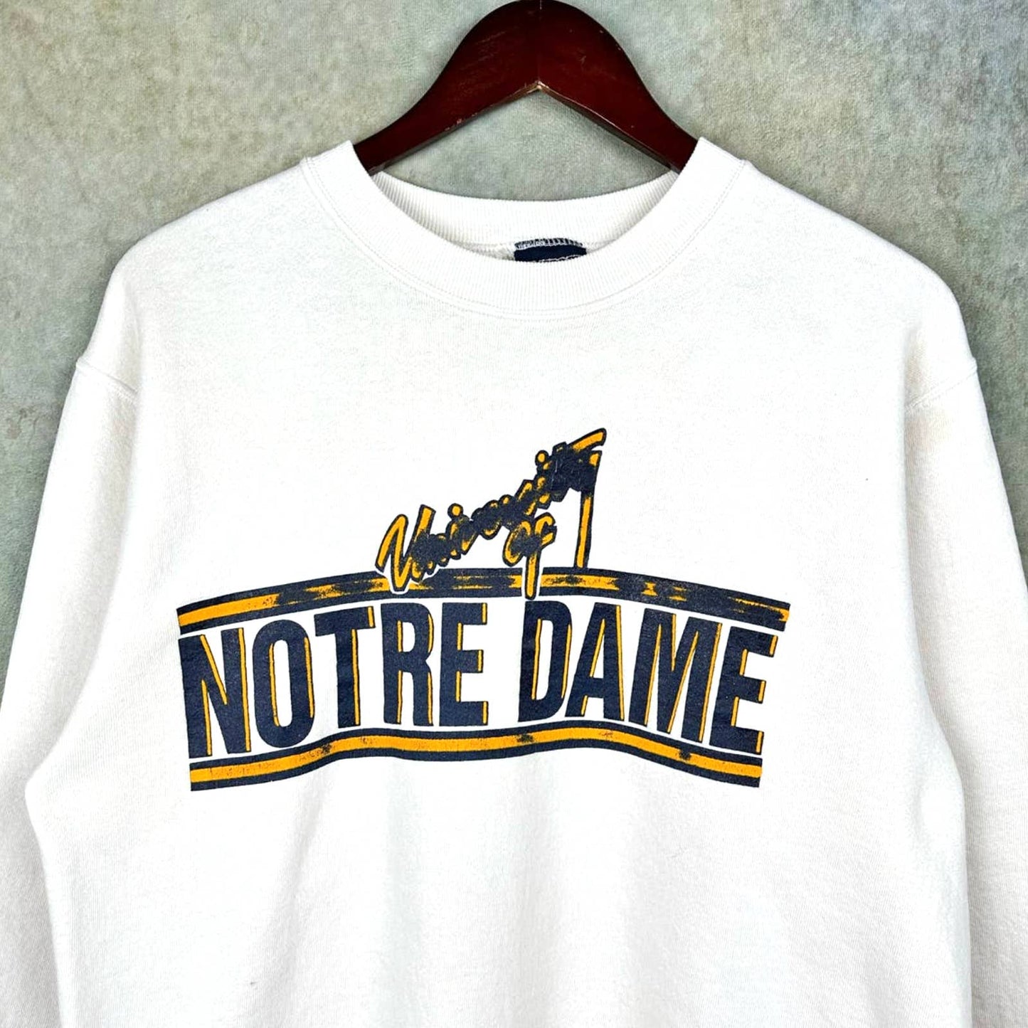 Vintage Notre Dame University Crewneck L
