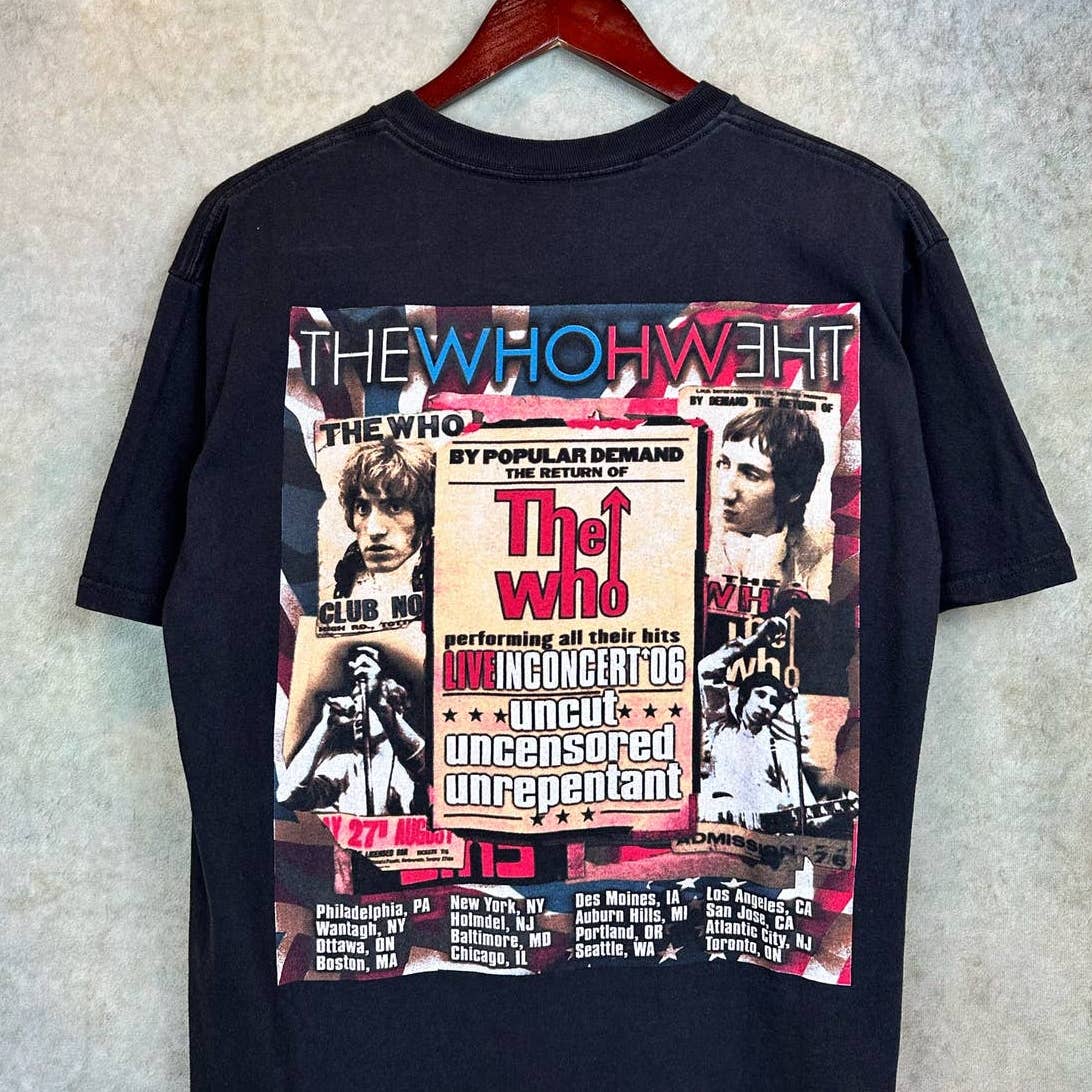 Y2K The Who Band Tour T Shirt L