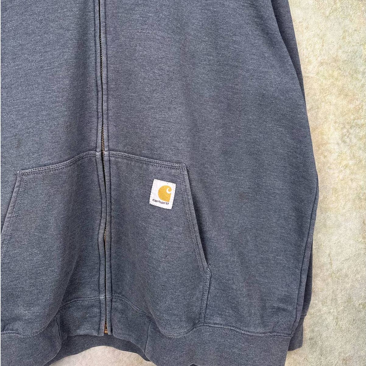 Carhartt Full Zip Hoodie Sweatshirt 2XL