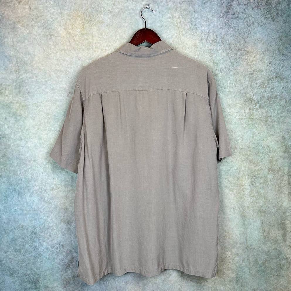 Vintage 90s Silk Shirt L