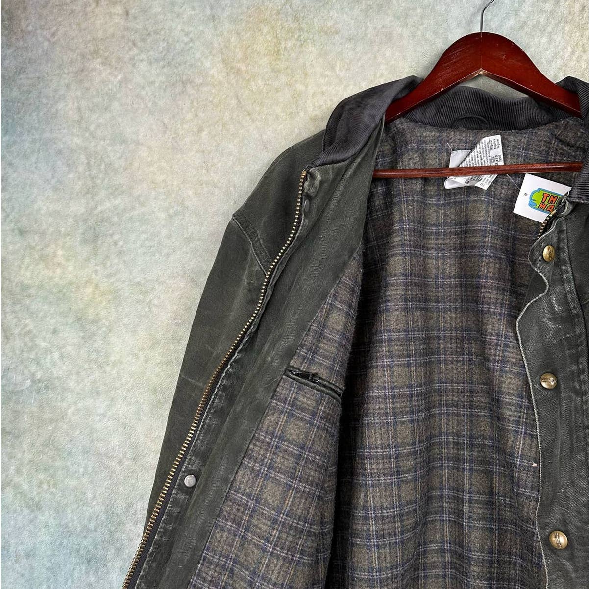Vintage Carhartt Long Canvas Jacket XXL