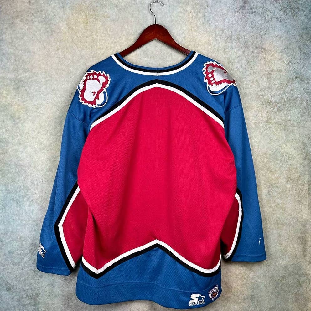 Vintage 90s Colorado Avalanche Hockey Jersey L