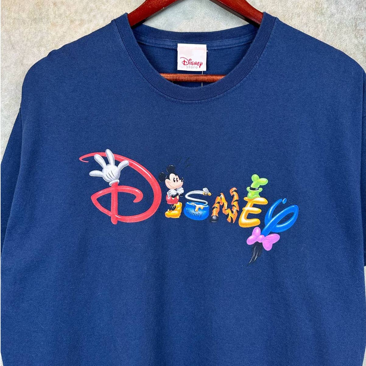 Y2K Disney Spell Out T Shirt