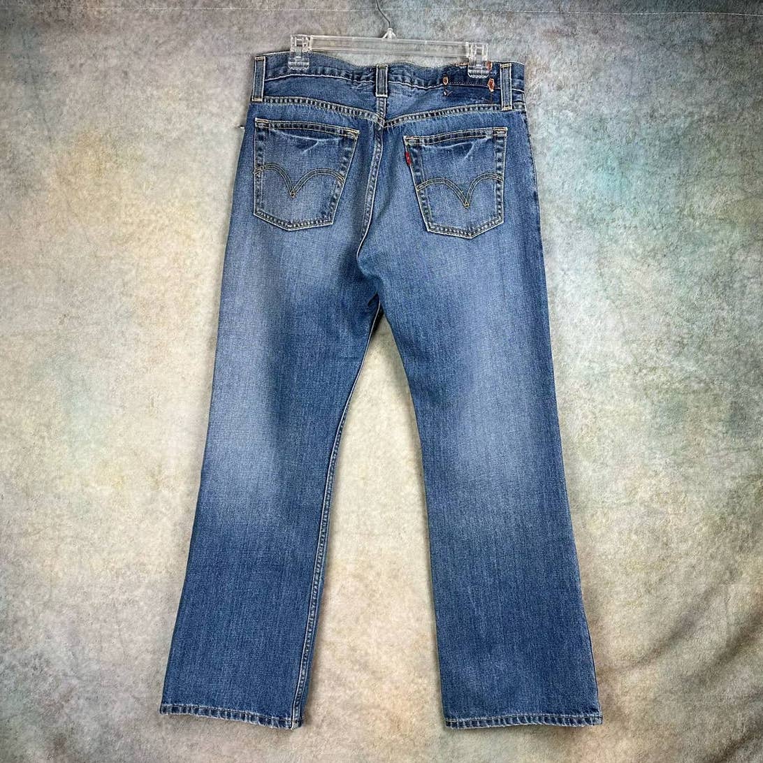 Vintage Levis 527 Bootcut Denim Jeans 33 x 30