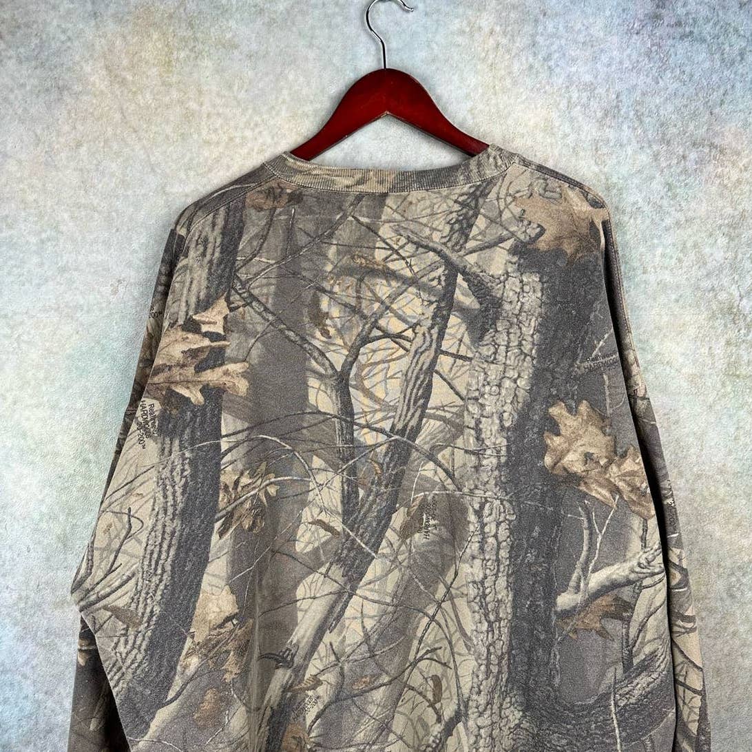 Vintage Real Tree Camo Crewneck 3X