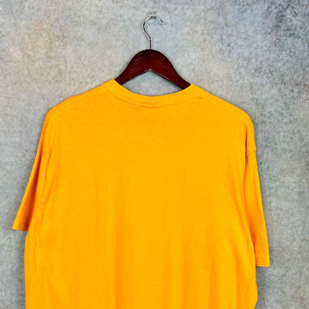Vintage Blank Yellow Pocket T Shirt M