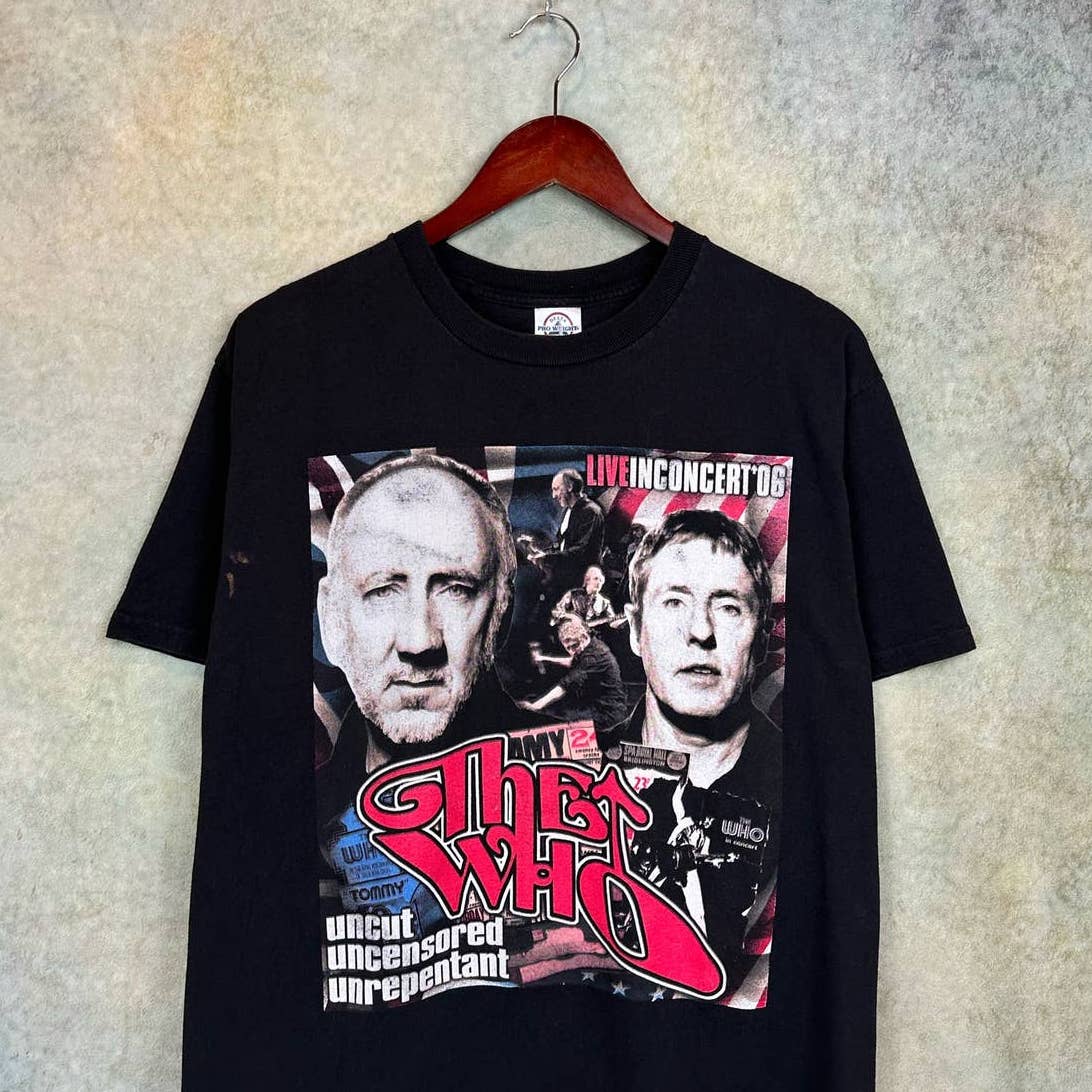 Y2K The Who Band Tour T Shirt L