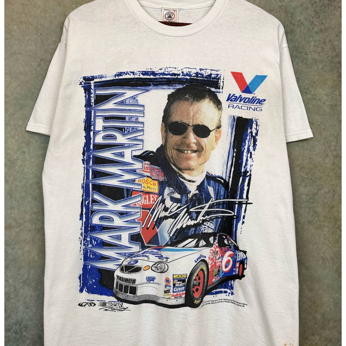 Vintage Mark Martin Valvoline Racing T Shirt XL