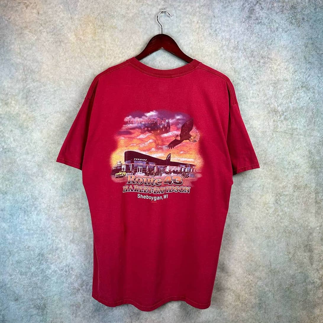 Y2K Harley Davidson T Shirt XL