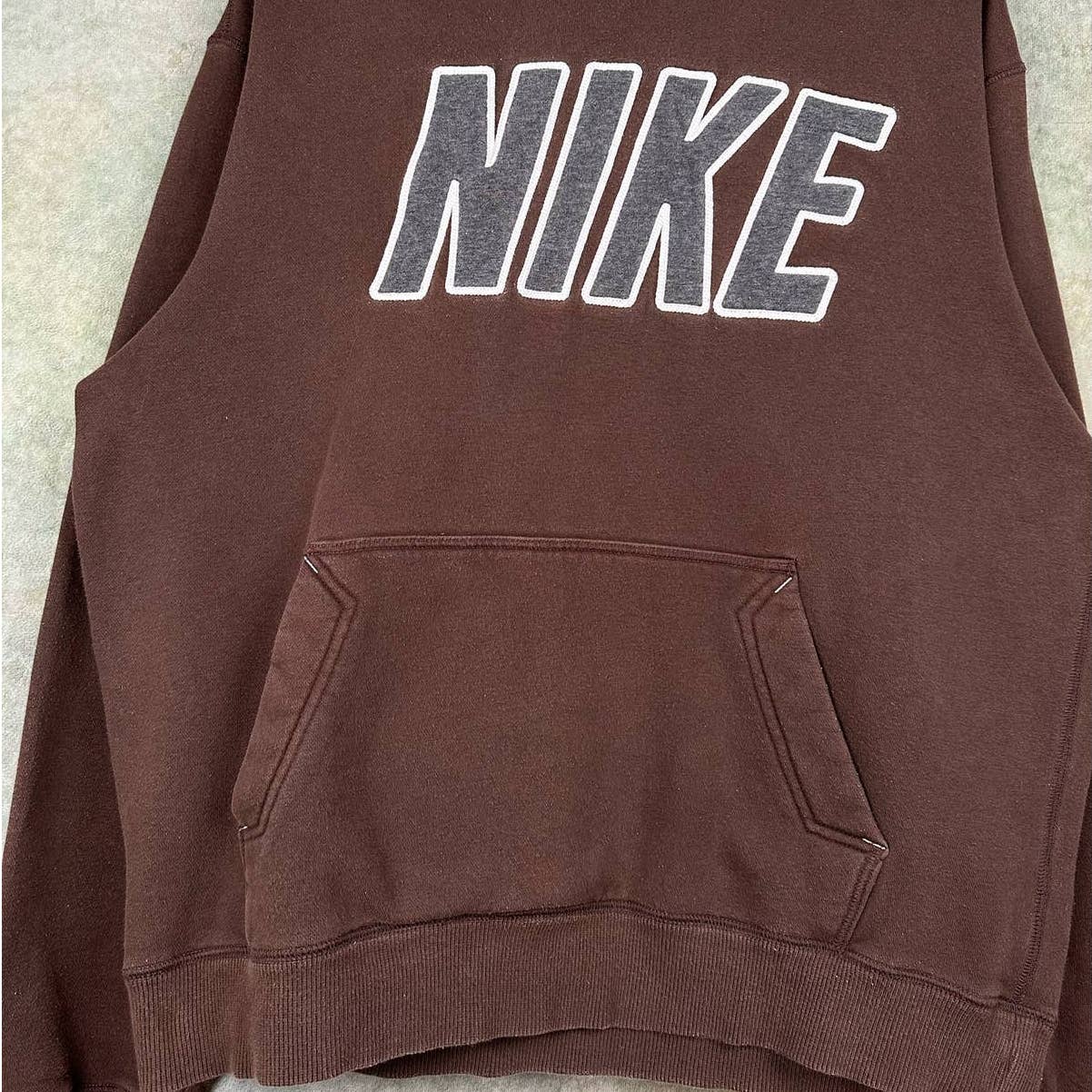 Vintage Nike Spell Out Hoodie L