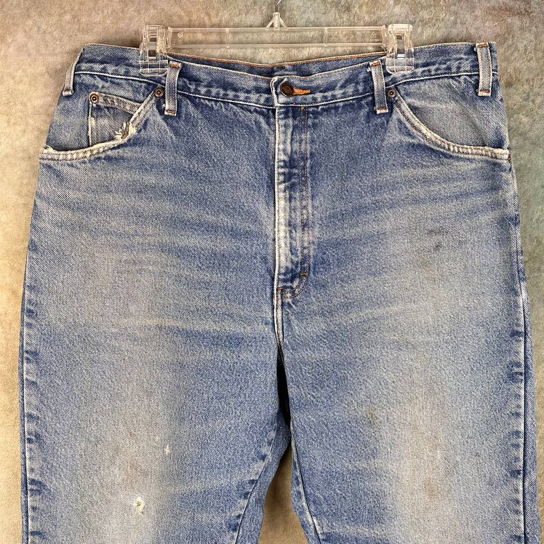 Vintage Dickies Denim Jeans 38x30 Flannel Lined