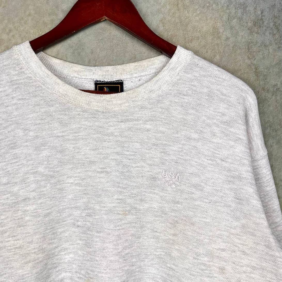 Vintage 90s USA Olympics Crewneck Sweatshirt M