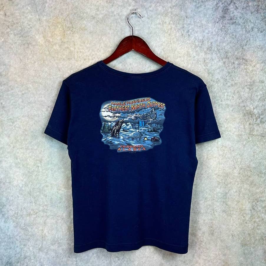 Vintage Y2K Harley Davidson T Shirt L