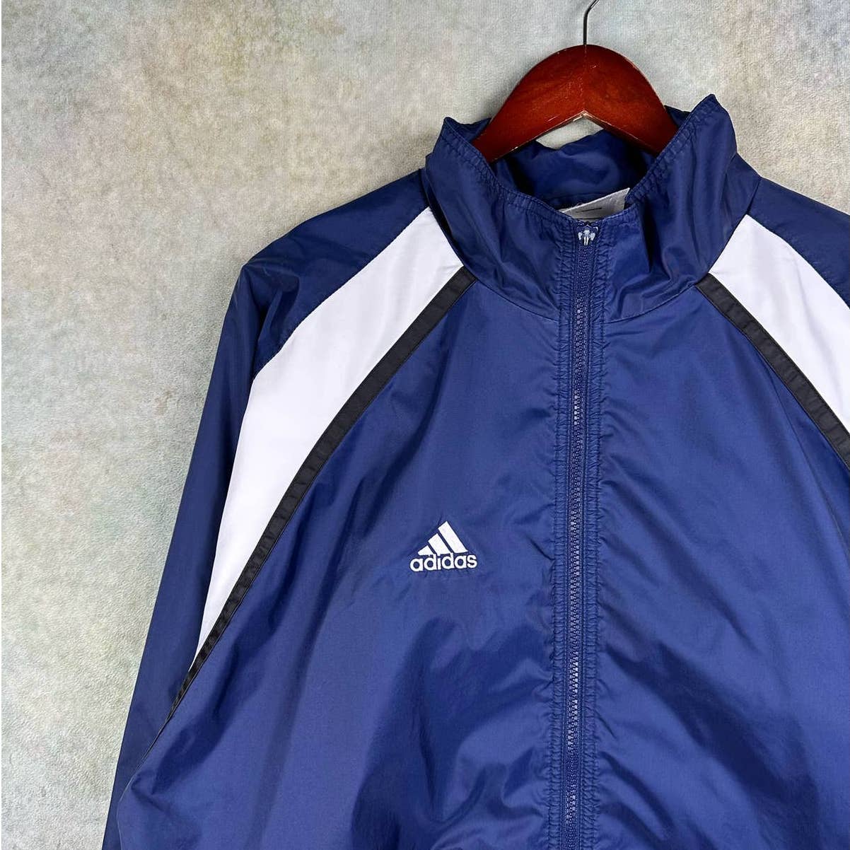 Vintage Adidas Full Zip Windbreaker L