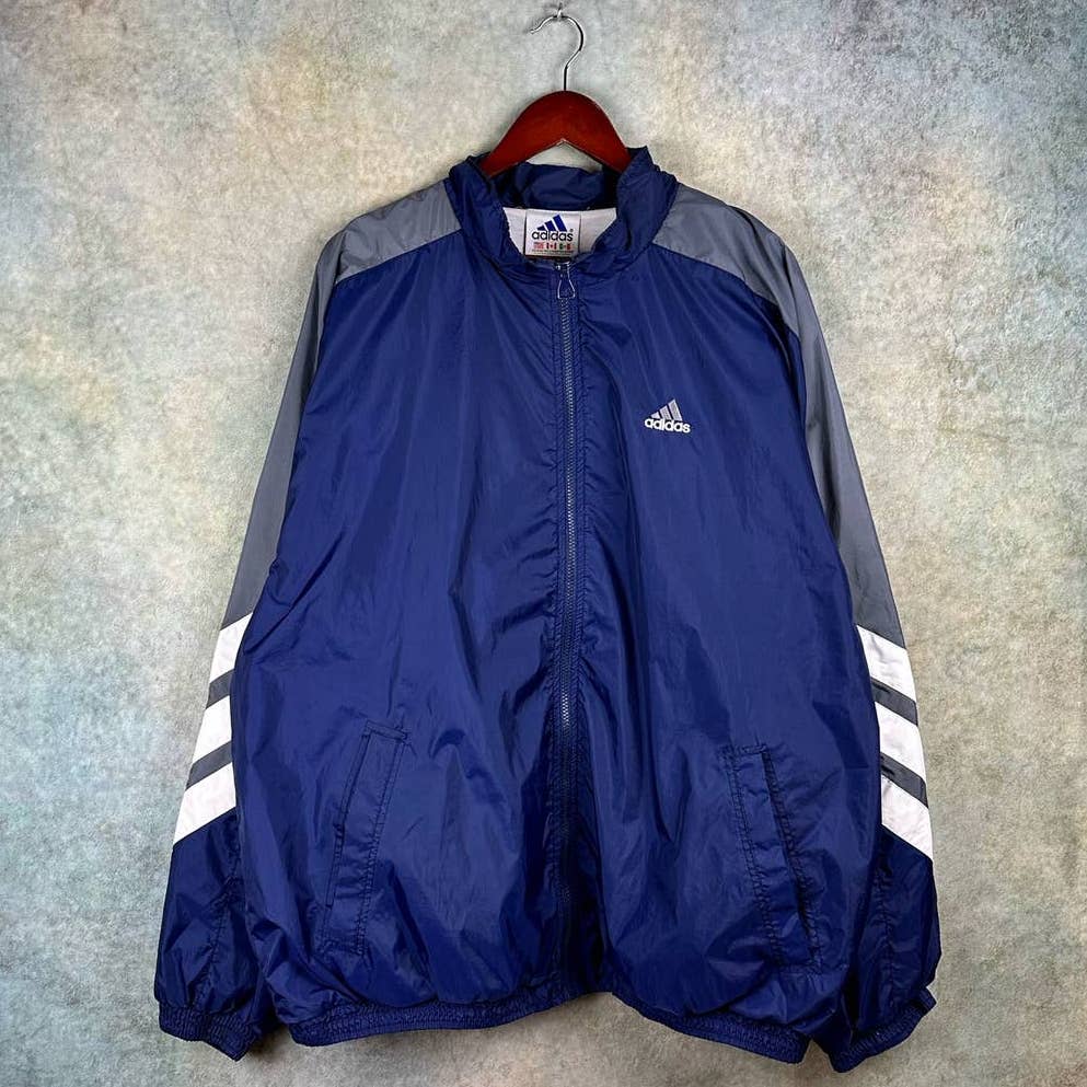 Vintage Adidas Full Zip Windbreaker XL
