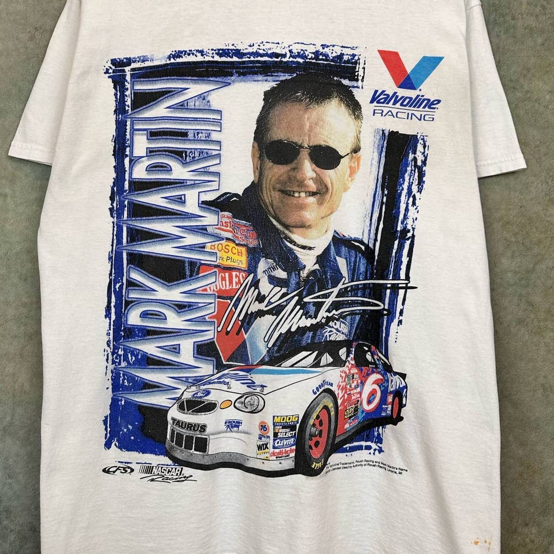 Vintage Mark Martin Valvoline Racing T Shirt XL