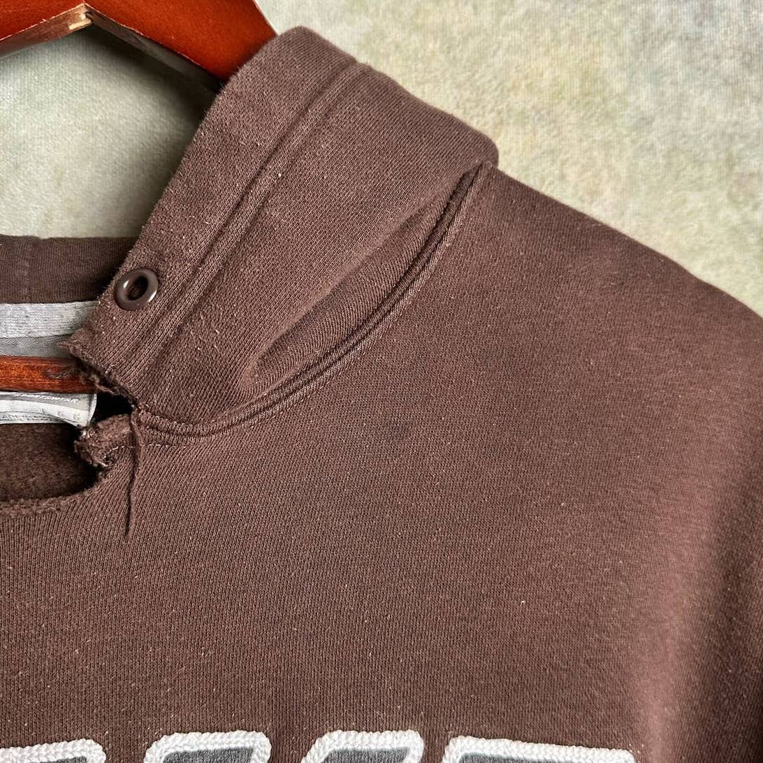 Vintage Nike Spell Out Hoodie L