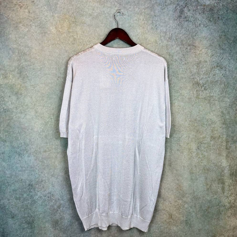 Vintage Cable Knit T Shirt XL