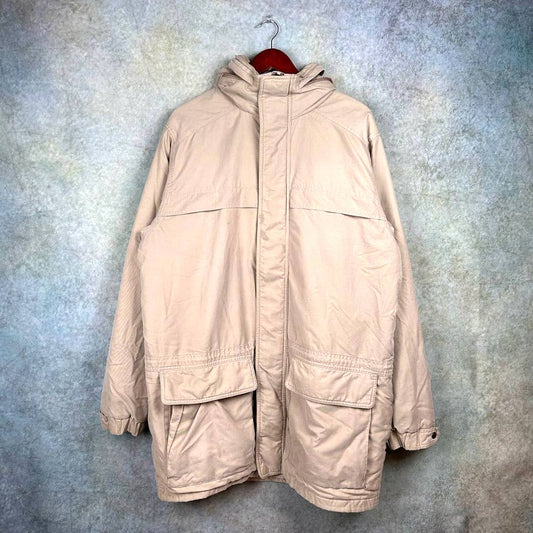 Vintage LL Bean Long-Line Parka Coat L Tall