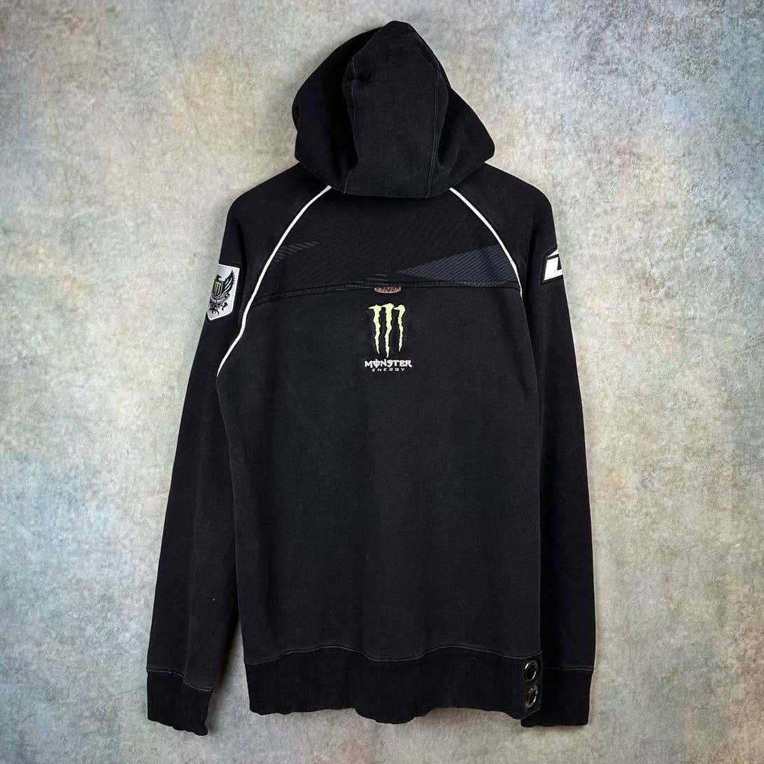 Y2K Monster Energy Full Zip Hoodie L