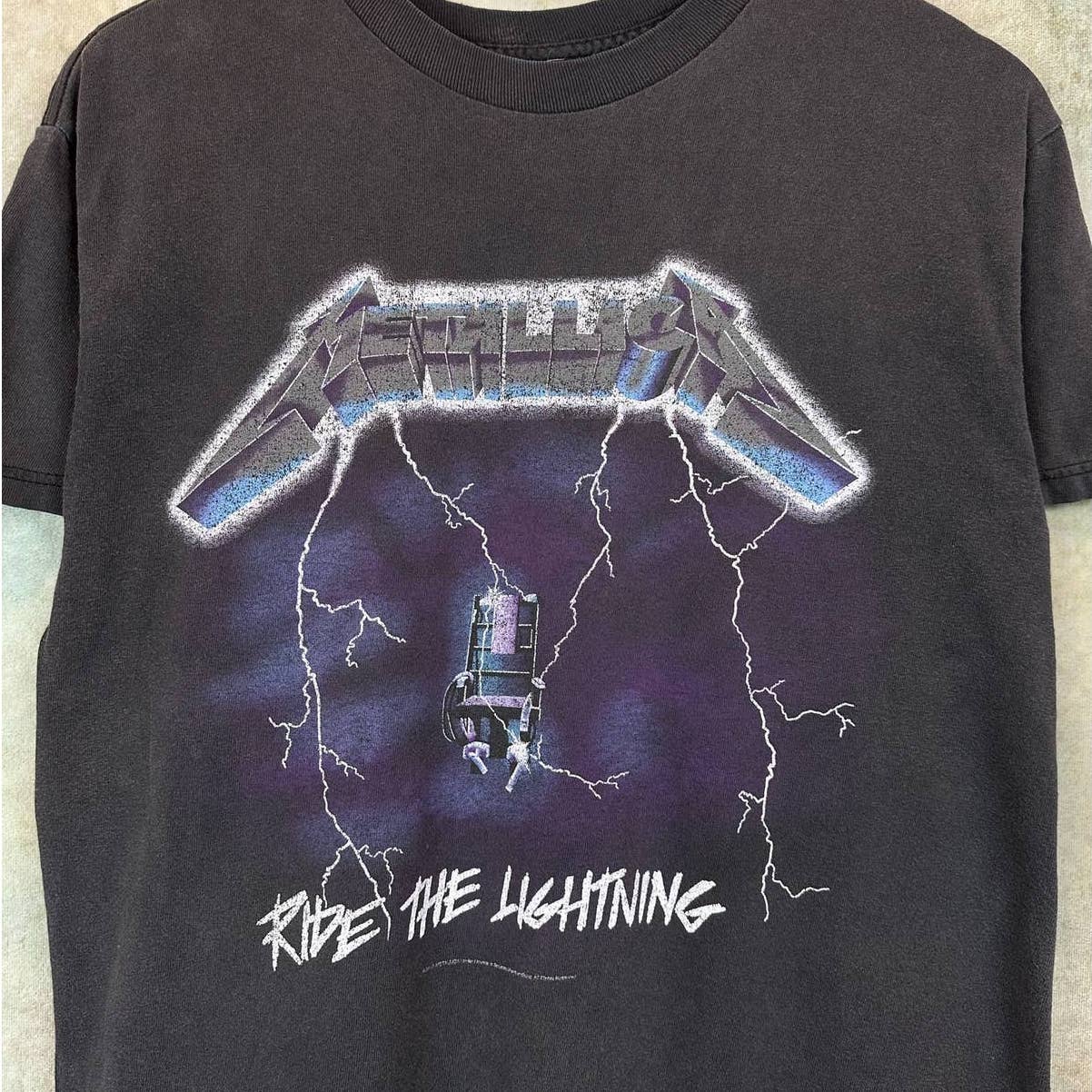 Y2K Metallica Ride The Lightning T Shirt M