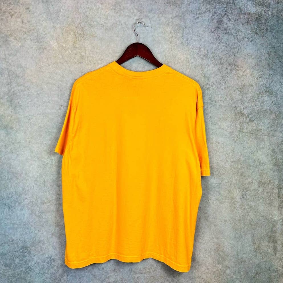 Vintage Blank Yellow Pocket T Shirt M