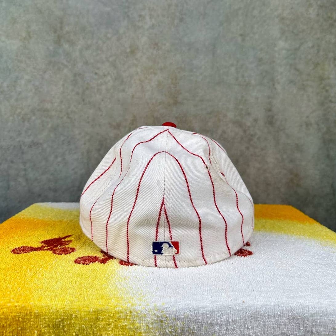Vintage Cincinnati Reds Pinstripe Hat 7 1/4
