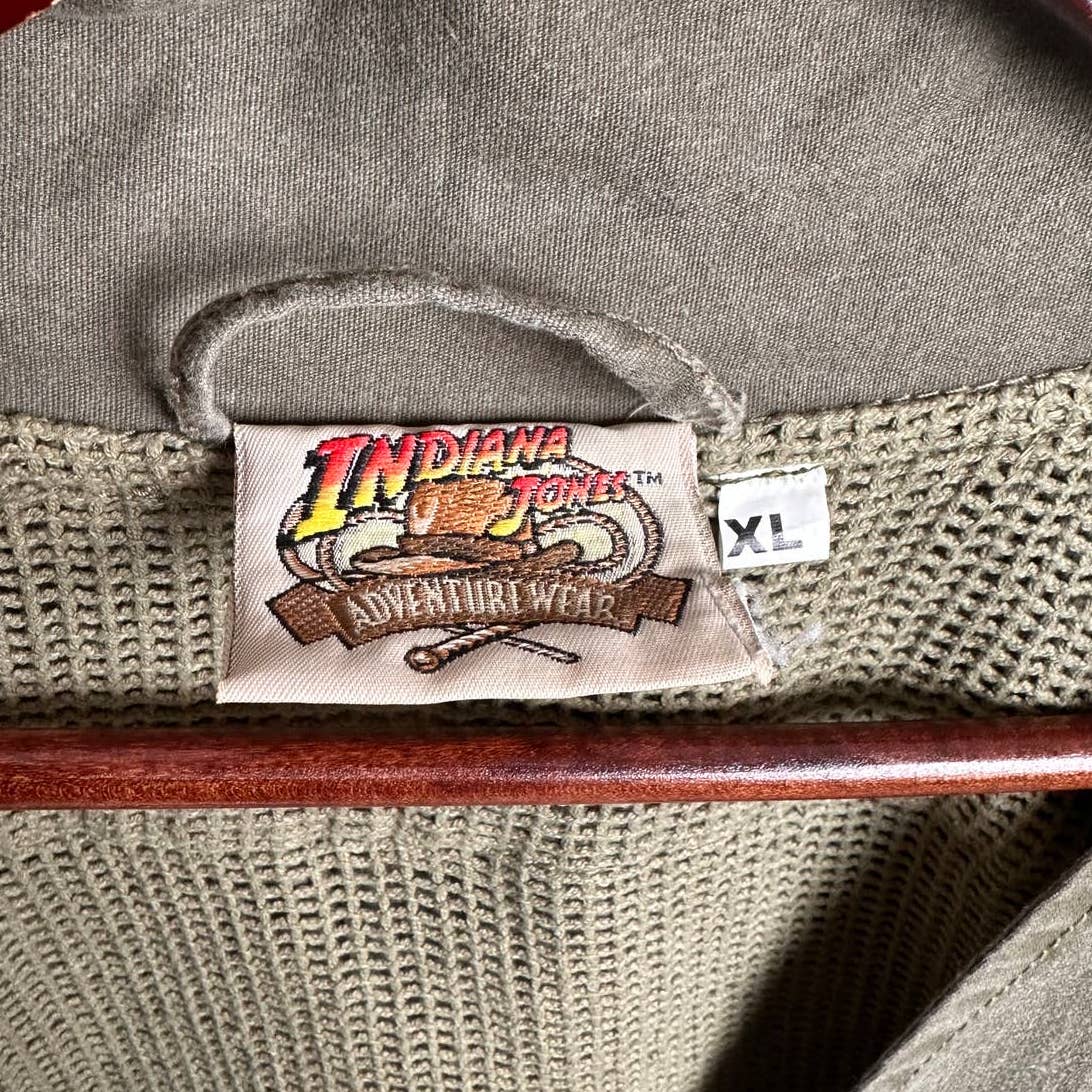 Vintage Utility Vest XL Indiana Jones Adventure Wear