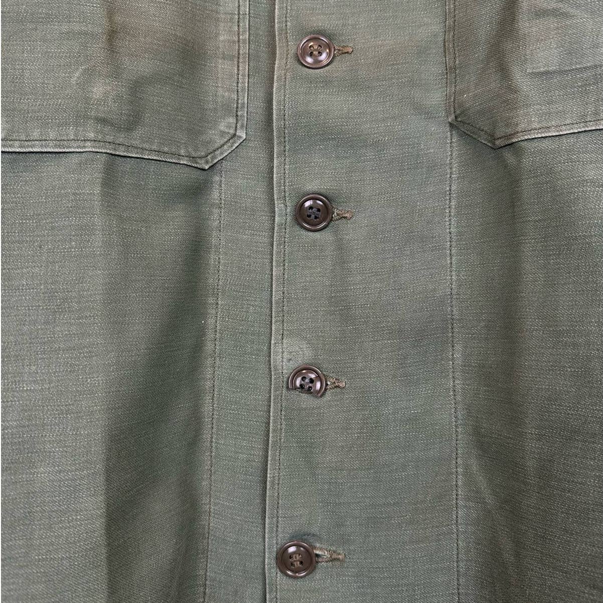 Vintage US Army Uniform Shirt Vietnam Era M
