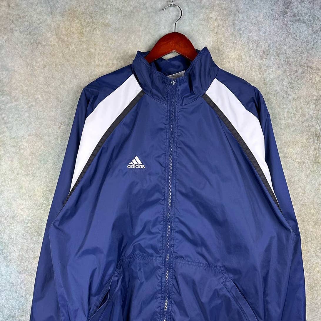 Vintage Adidas Full Zip Windbreaker L