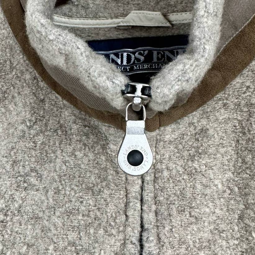 Vintage Fleece Vest Full Zip M