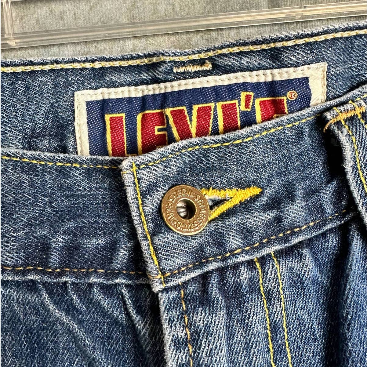Vintage Levis 527 Bootcut Denim Jeans 33 x 30
