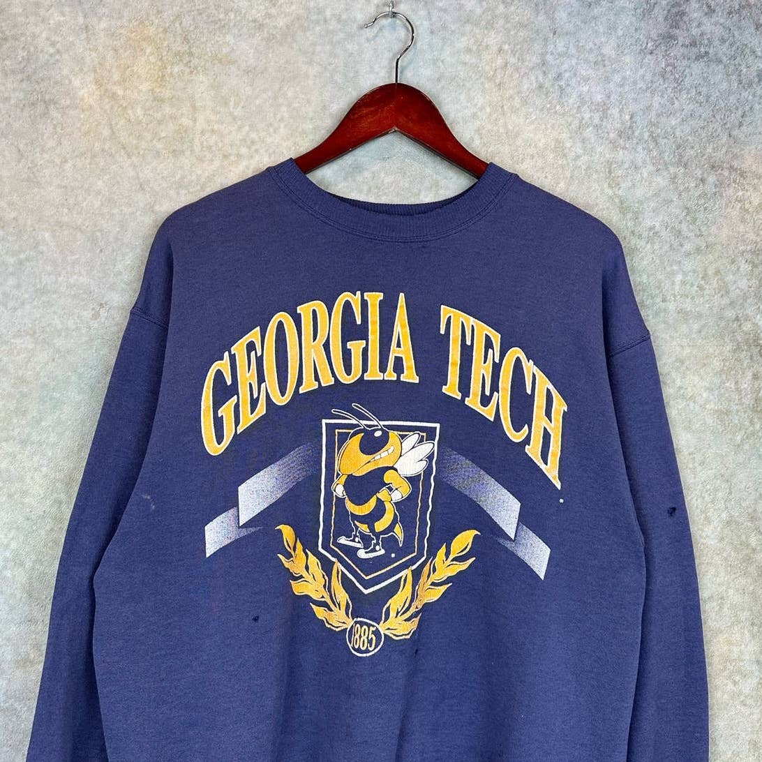 Vintage Georgia Tech University Crewneck XL