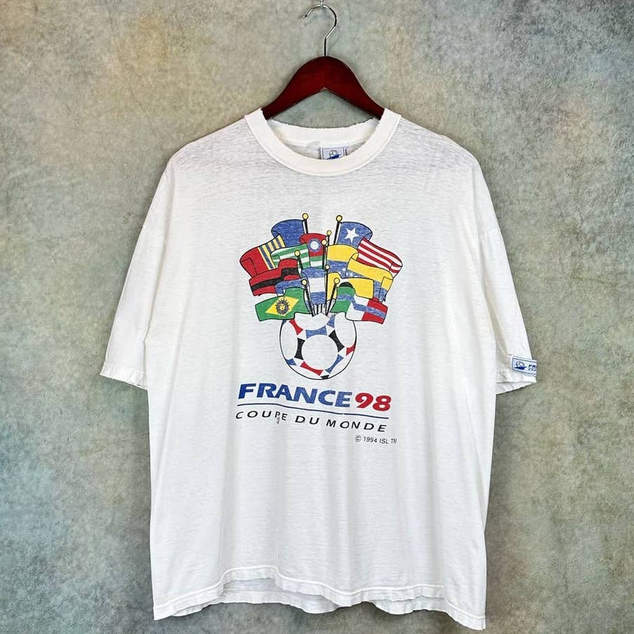 Vintage France World Cup 1998 T Shirt M