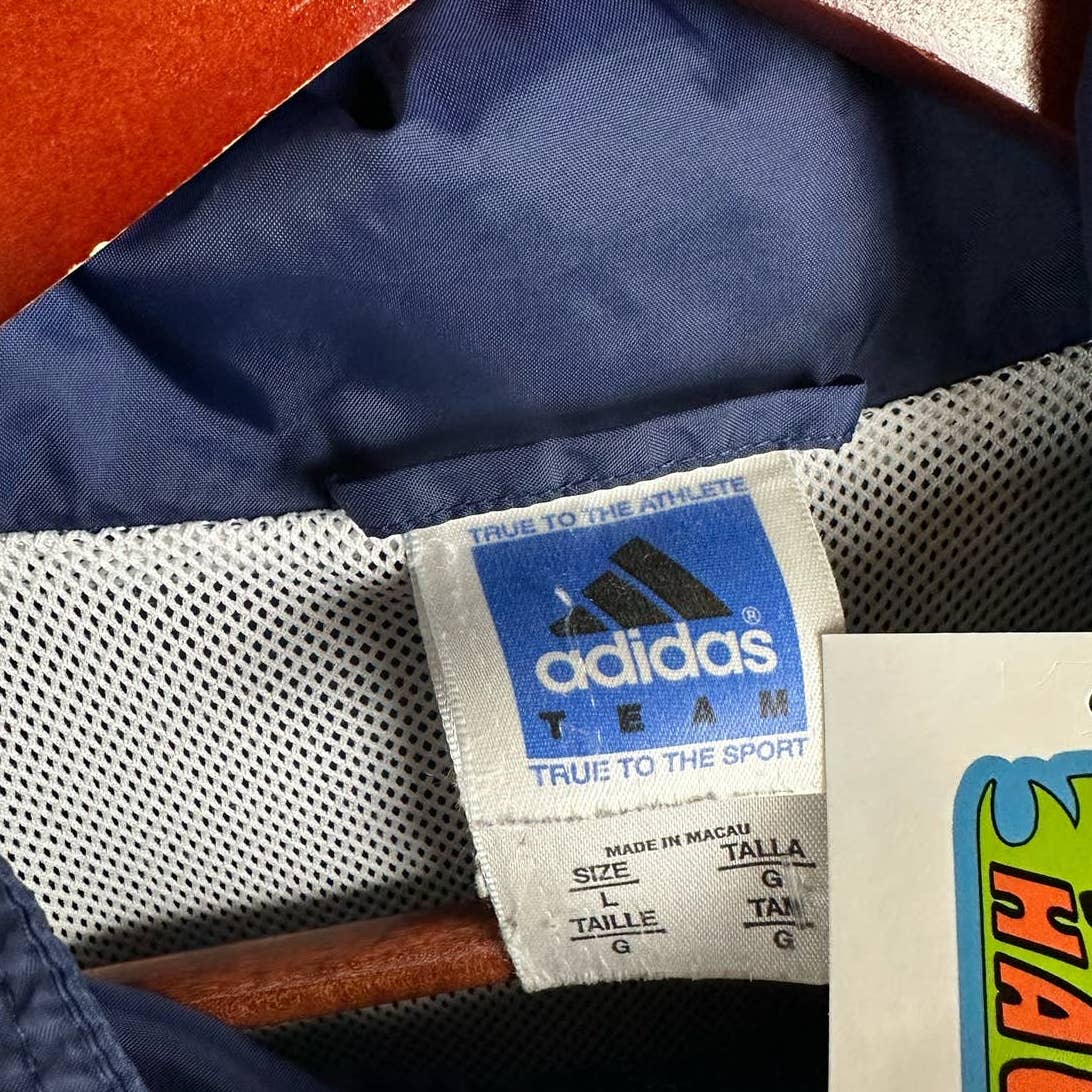 Vintage Adidas Full Zip Windbreaker L