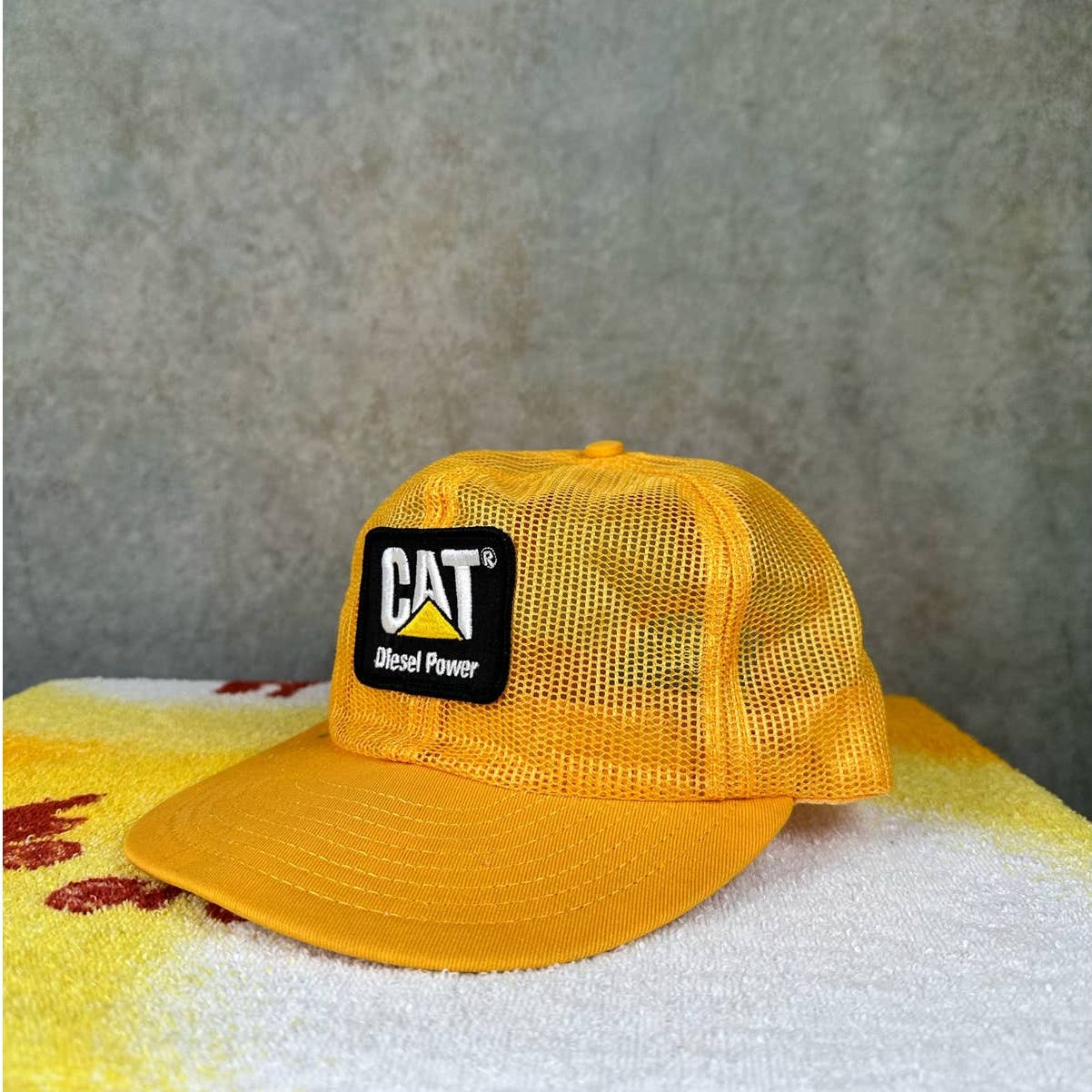 Vintage Cat Diesel Power Trucker Hat
