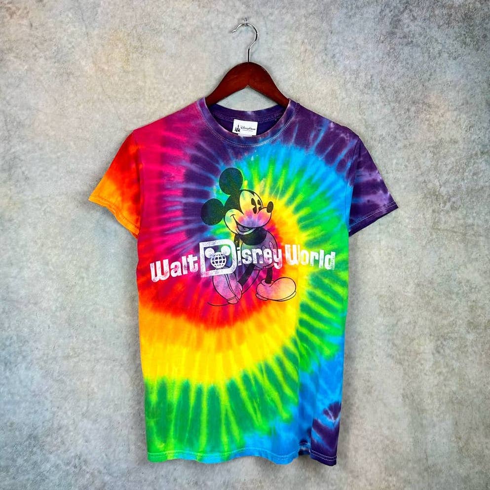 Disney Mickey Mouse Tie Dye T Shirt S