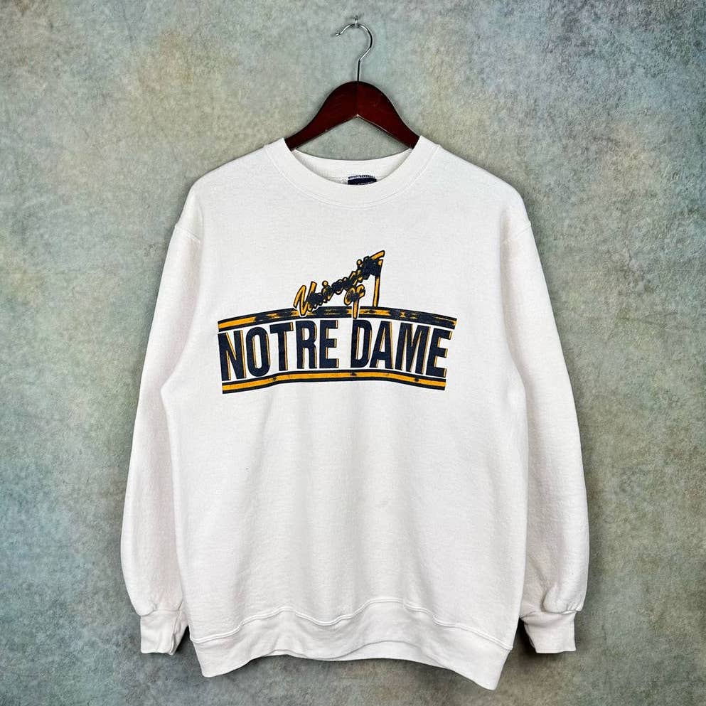 Vintage Notre Dame University Crewneck L