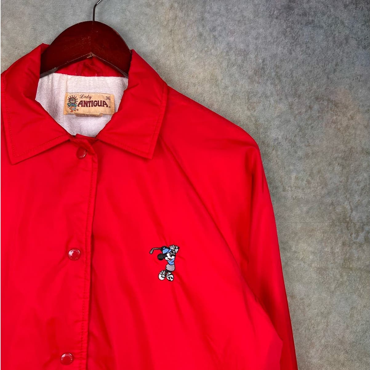 Vintage 80s Disney Minnie Mouse Golf Jacket 36 =