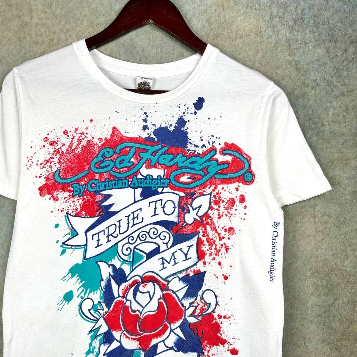 Y2K Ed Hardy T Shirt S