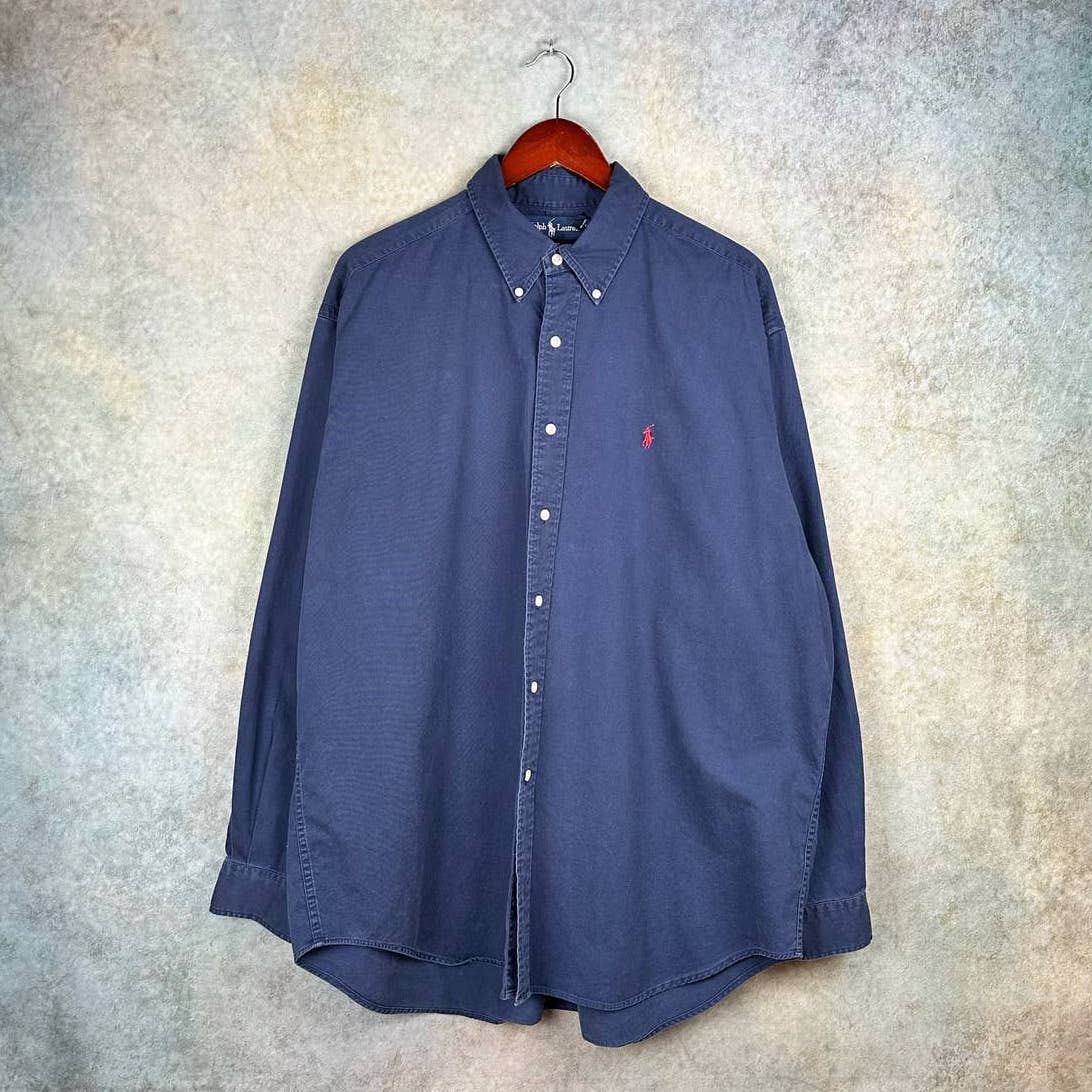 Vintage Polo Ralph Lauren Button Down Shirt XL