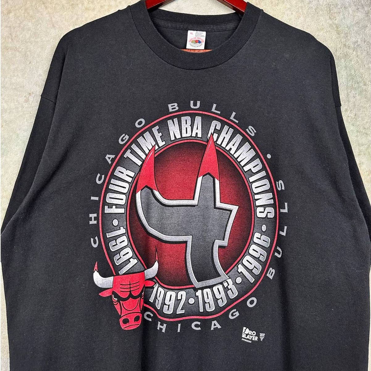 Vintage Chicago Bulls 1996 Champs T Shirt XL