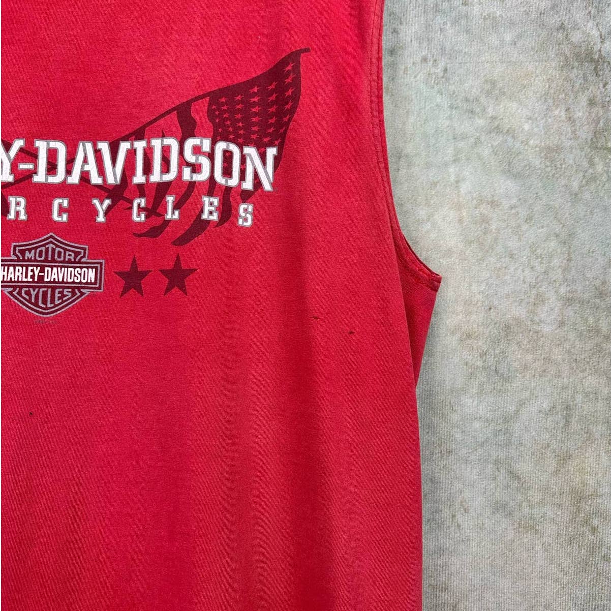 Y2K Harley Davidson Shirt Sleeveless L